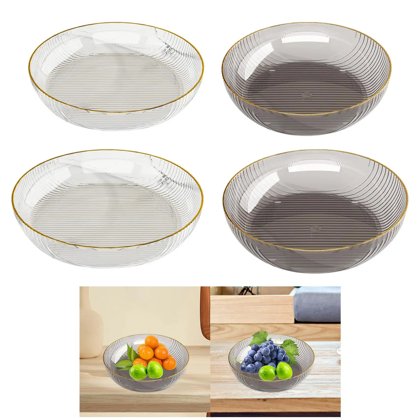 Storage Tray Snack Candy Centerpiece Display Serving Tray Fruit Plate for Dining Room Celebration Living Room Kitchen Birthday