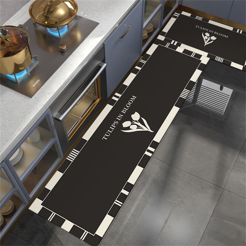 Anti-slip Kitchen Mat for Floor Mat Washable Carpet Absorbent Entrance Doormat