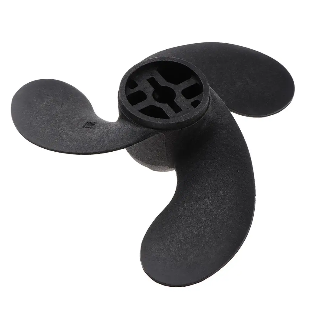 2x Marine Outboard Propeller 7.4 X 5.7 Inch    2.5HP 3.5HP /  3.3HP /   3.3HP Engine Prop (Black)