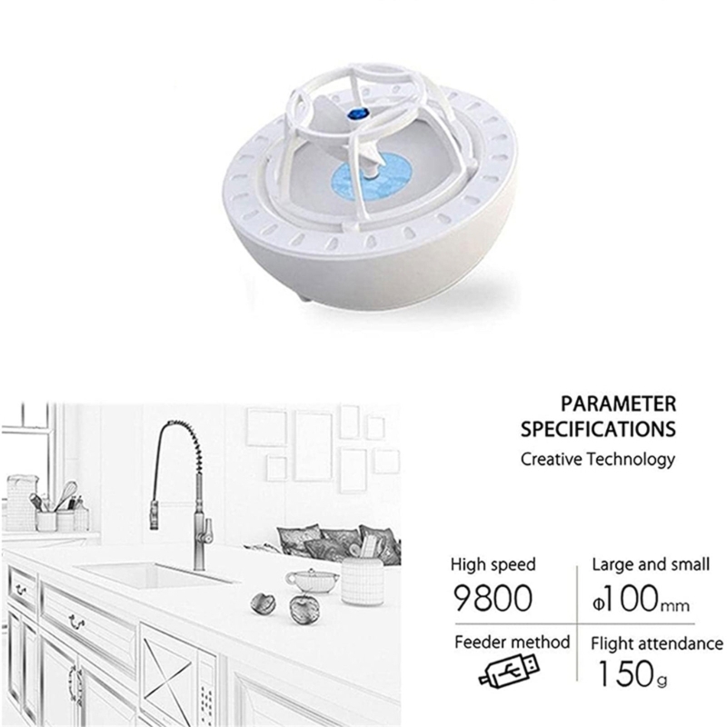 M2EE Cozinha USB Máquina lavar louça Mini