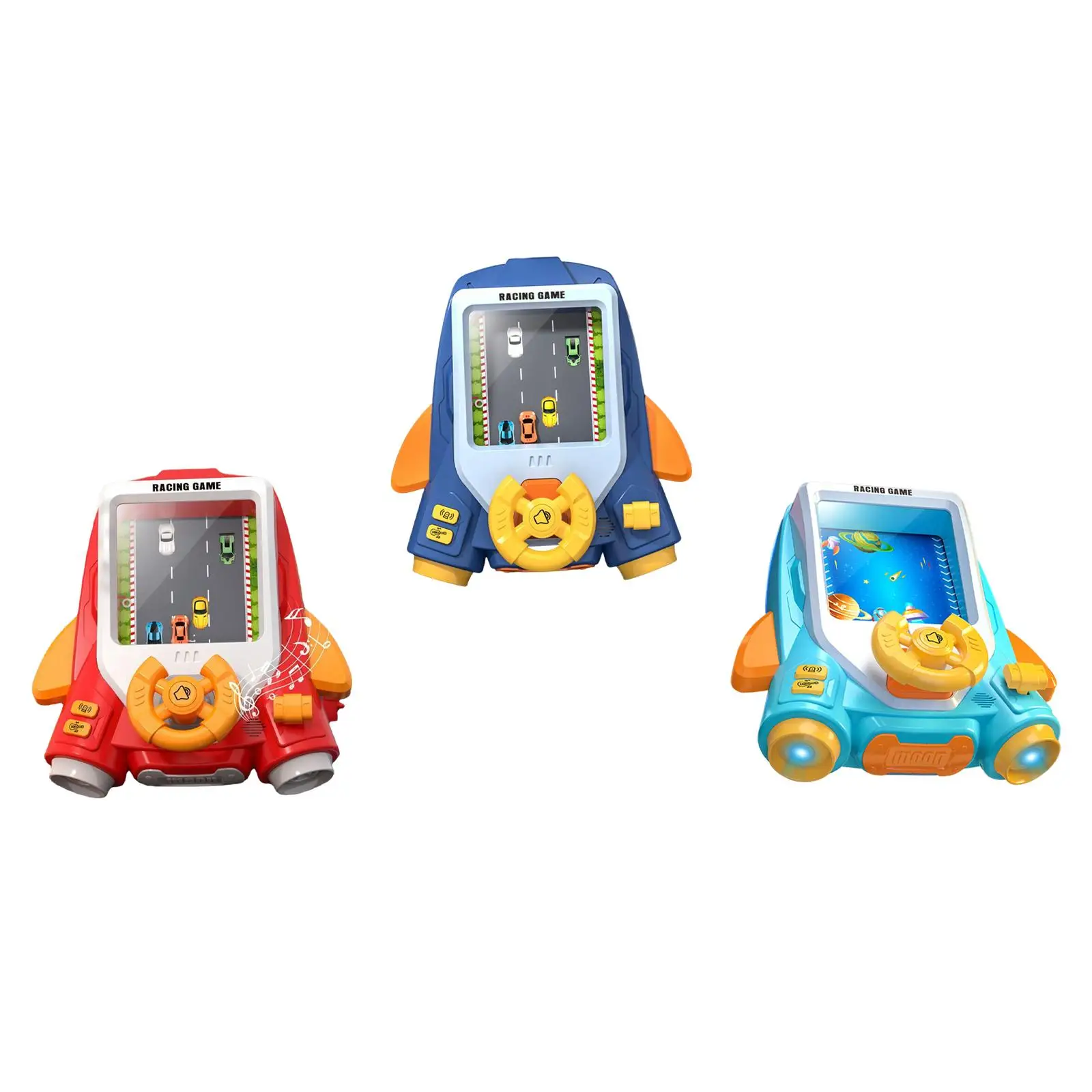 Steering Wheel Toys Birthday Gift Games Controller for 3 Years Old Boys