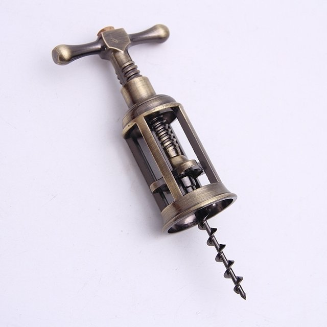 Zinc Alloy Bottle Opener Vintage Red Grape Wine Corkscrew Beer Opener –  withvine