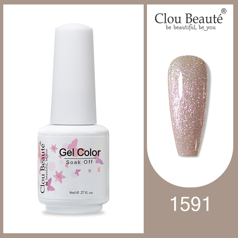 Best of Clou Beaute 8ml 79 Candy Colors UV Nail Gel Polish Soak Off Fingernail Polish Gel Varnish Gelpolish Pink Beige Gel Lacquer Reviews & Tips - Image 2