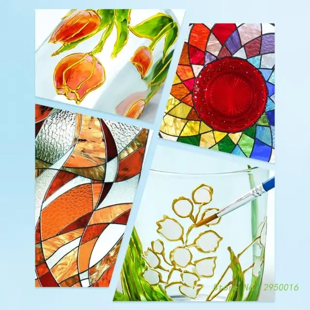 Stain Glass Paint Permanent Acrylic Enamel Painting Create