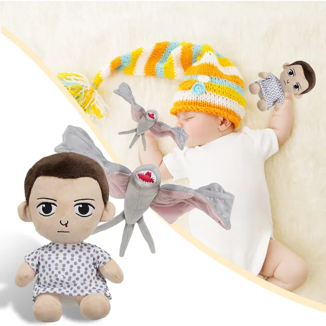 NEW Stranger Things Season 4 Eggo Demogorgon Plush Toy Soft Stranger Thinks  Bat Stuffed Dolls Children Xmas Gift
