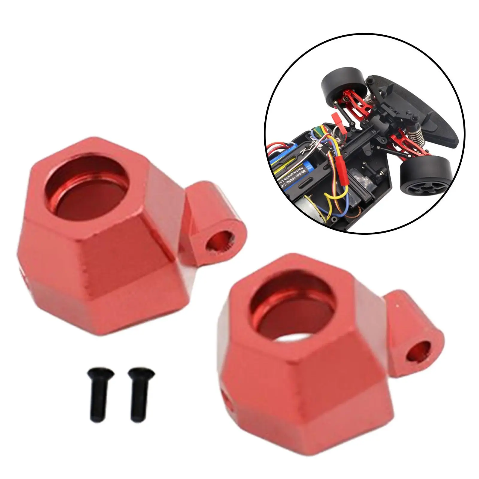 Metal Rear Axle Seat Steering Cup for UD16024 1:16 RC Vehicles Accessories