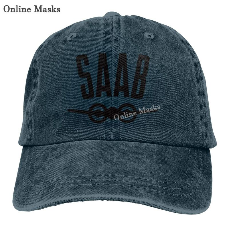 Saab Hut Trucker Mesh Baseball Kappe Vintage Racing Caps Auto Logo Snapback Hüte – Detail 5