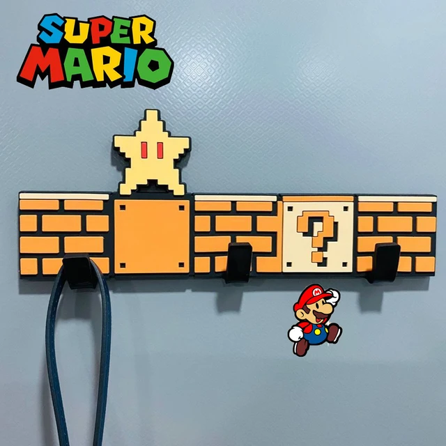 New Super Mario Ps5 Handle Bracket Suitable for Nintendo Handle Drag Switch  PS5 Storage Rack Creative Doll Garage Kits Ornaments