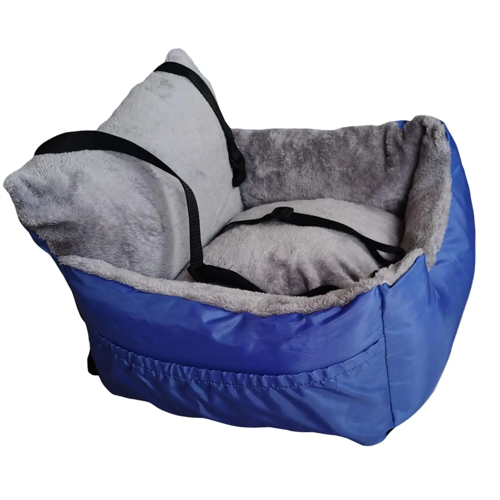 Dog Car Seat Booster Seat Car Transport Detachable Non Slip Pet Carrier Safety Leash Car Armrest Box Portable Nest for Outdoor