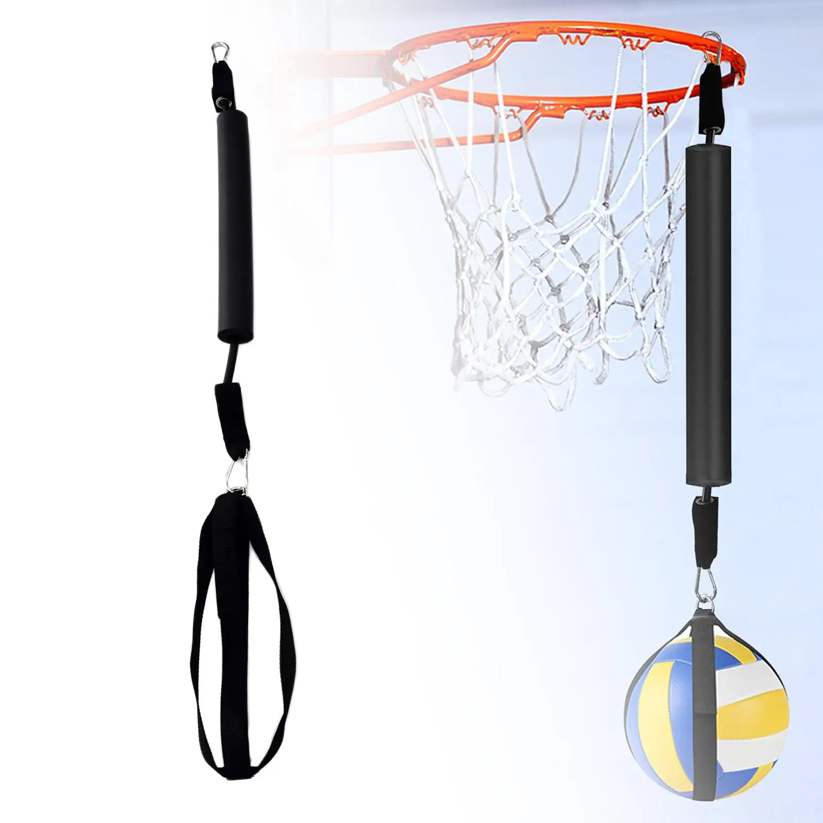 Volleyball Belt with Foam Stick Elastic Basketball Jumping Aids for Training Set