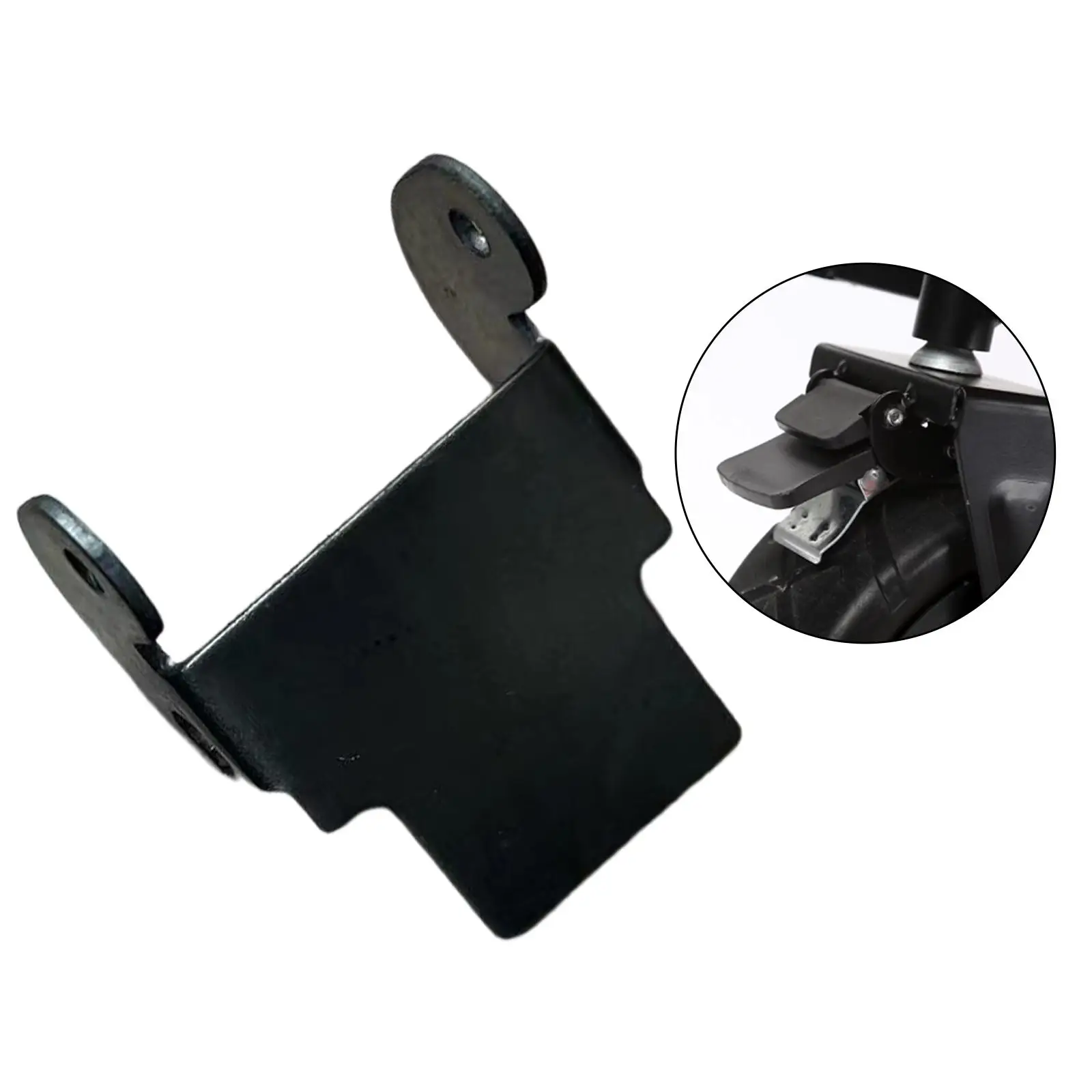 Steel Shopping Trolley Brake Bracket, Replace Equipment, Locking Braking Wagon Holder Parts Repair Accessories