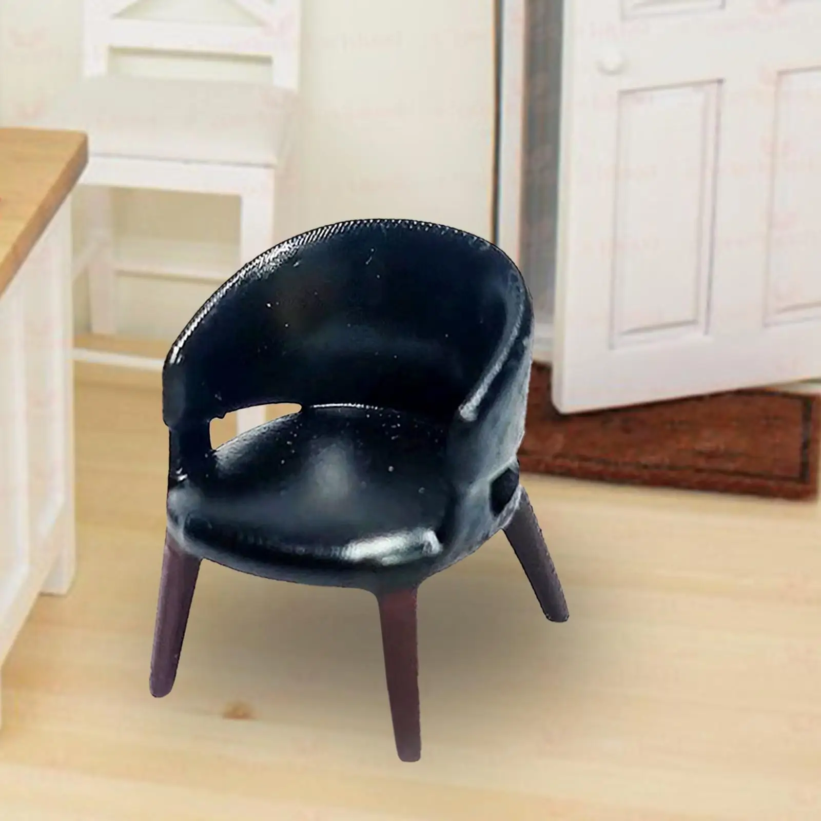 Miniature 1/87 Scale Armchair Resin for DIY Projects Decor Photography Props
