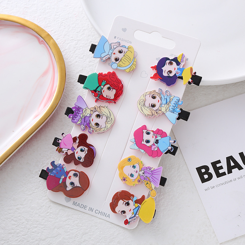 50/100 Stück/Set Bunte Kinder-Haarspangen Set Großpackung Multi-Style Ausgehöhlte Stern-Schnappspangen Rutschfeste Baby Mädchen Jungen Haaraccessoires – Detail 14