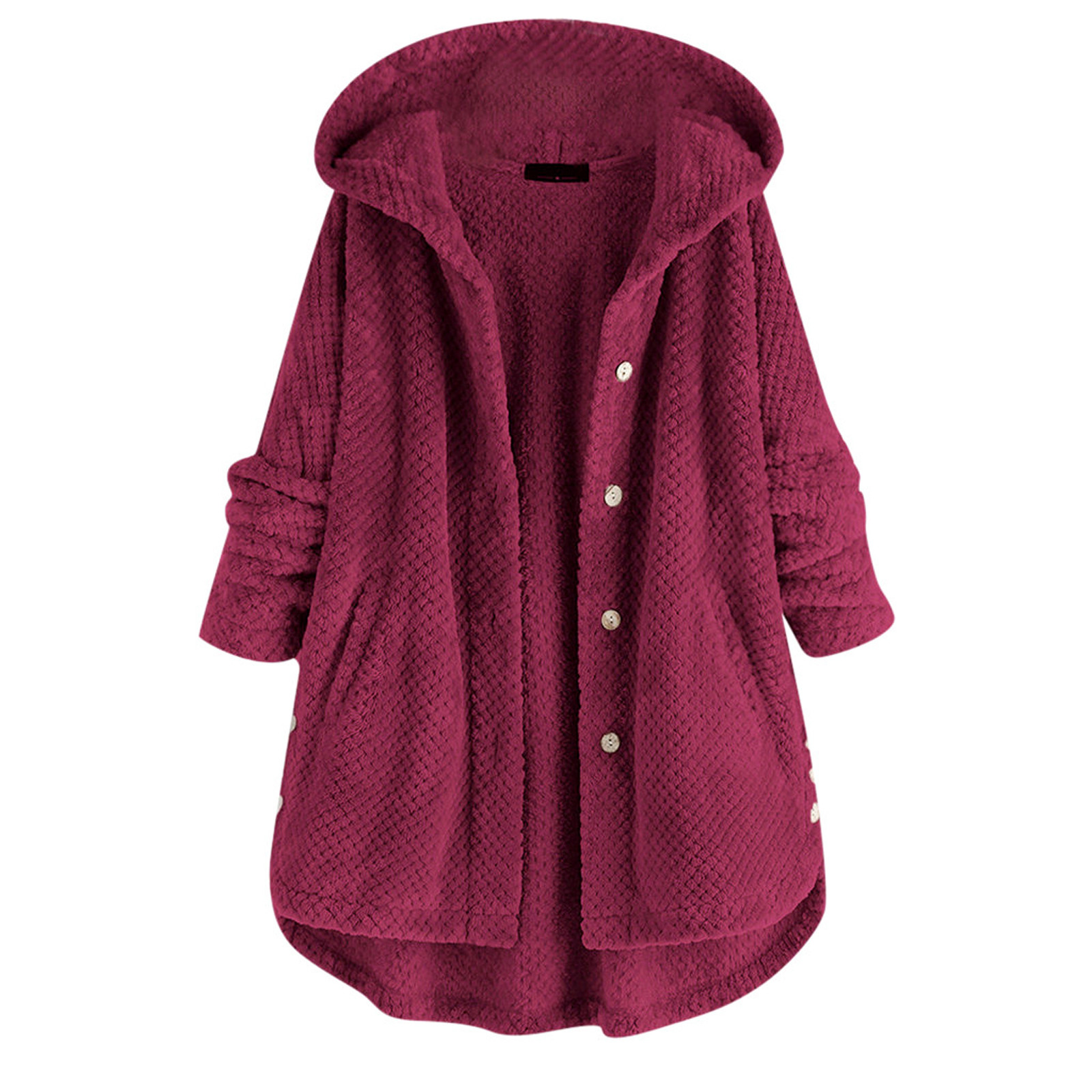 Title 2, Cardigan in pile Cappotto tascabile da donna Ca...