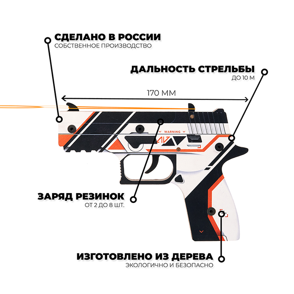 Механизм резинкострела чертеж