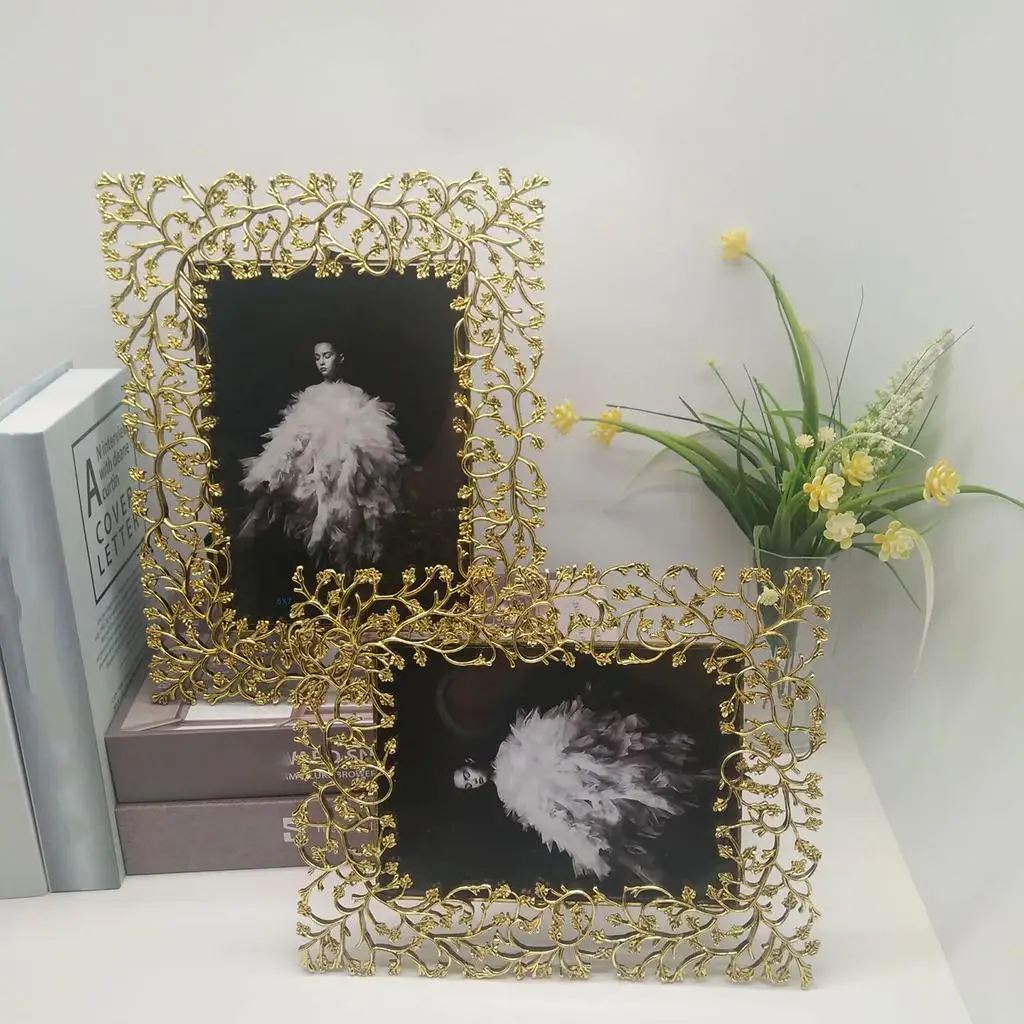 Gold Picture , Contemporary  Mount Or Tabletop, Elegant Collection