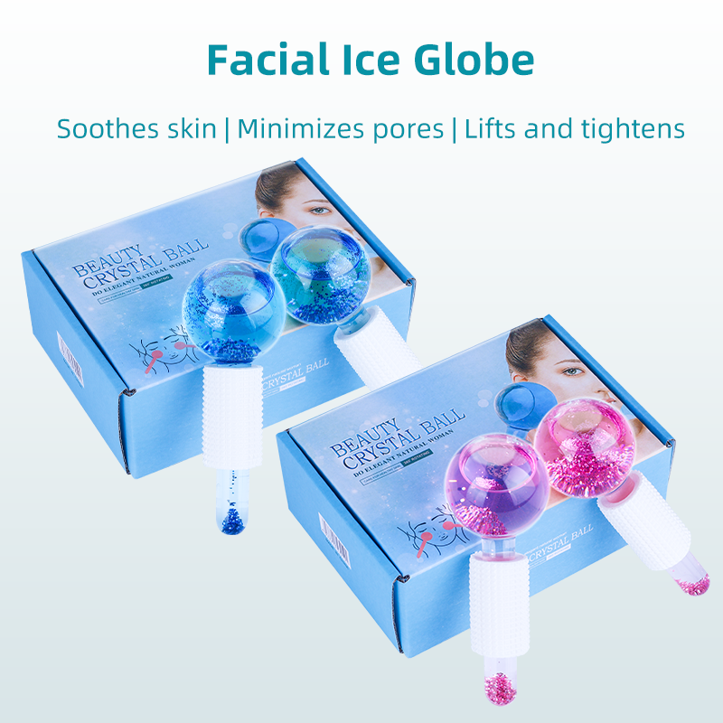 Best of Large Beauty Ice Hockey Energy Beauty Crystal Ball Facial Cooling Ice Globes Water Wave Face And Eye Massage Skin Care 1pcs 2pcs Reviews & Tips