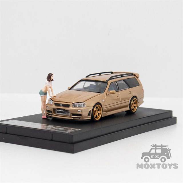 Zoom 1:64 Stagea Wc34 260rs Wagon Tile Tank Gold Diecast Model Car -  Railed/motor/cars/bicycles - AliExpress