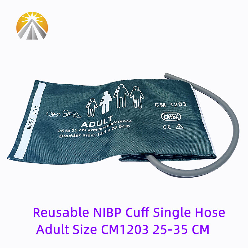 Best of CM1203 Reusable NIBP Cuff Medical Grade Single Hose For Adult Size Patient Pressure Monitor Use 25-35 CM Reviews & Tips