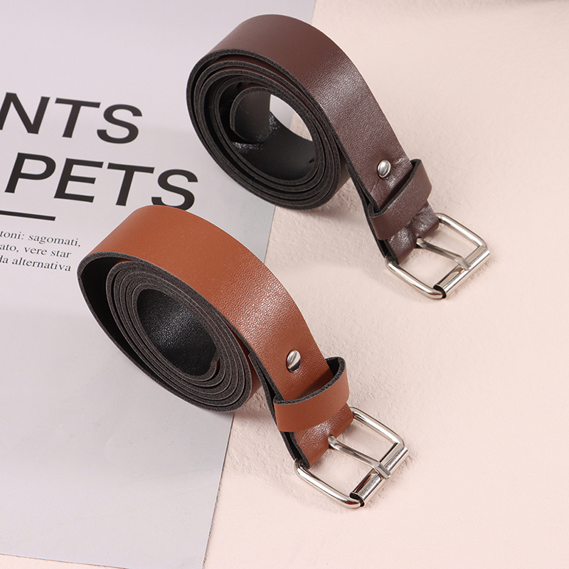 Title 4, 1Pc 100CM Leather Belt Fashion Waist Belts Meta...