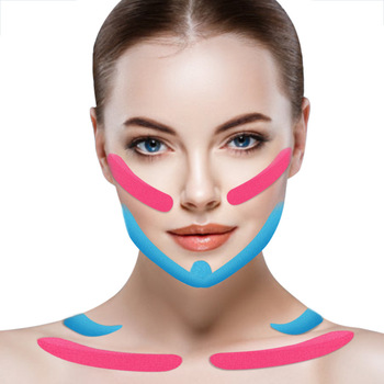 2.5CM*5M Kinesiology Tape For Face V Line Neck Eyes Lifting Wrinkle Remover Sticker Tape Facial Skin Care Tool Bandagem Elastica 15
