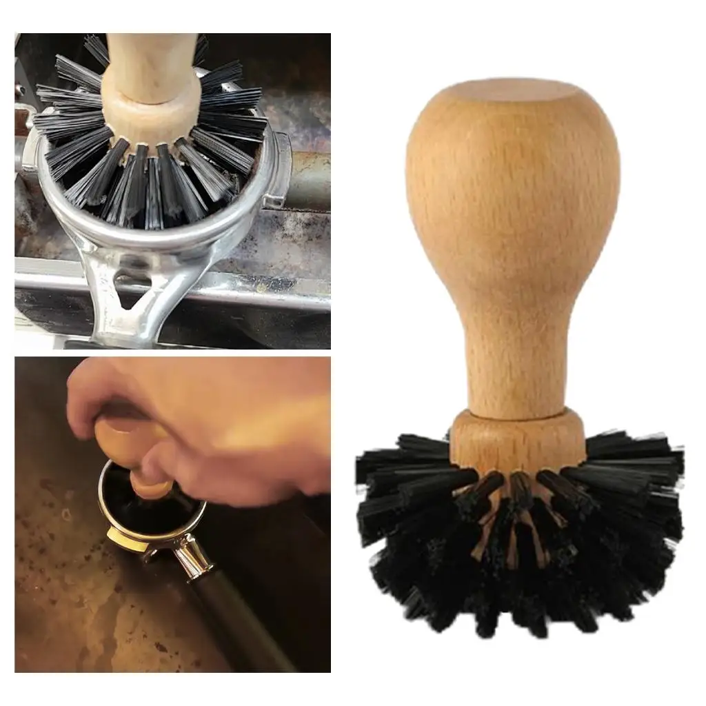Protable Coffee Tamper with Wooden Handle Coffee Tools for Cafe Barista