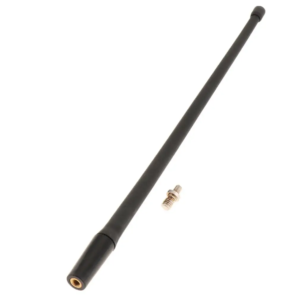 Replacement AM FM Antenna with Strew for Jeep Wrangler JK 2007-2019 Black