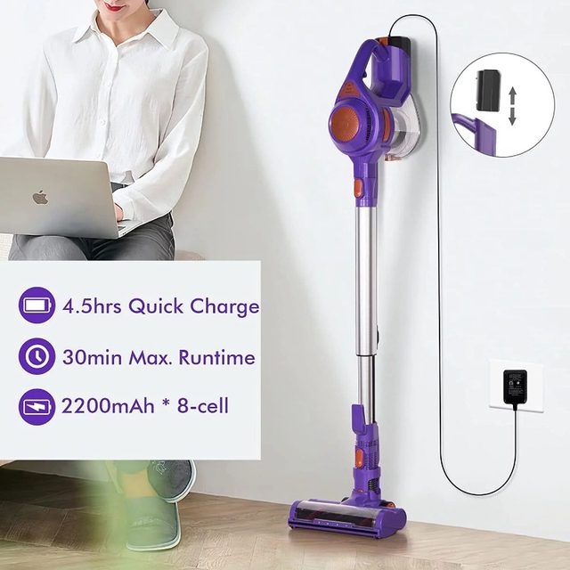 TOCWON shops 4-in-1 Cordless Stick Vacuum Lightweight Vacuum Cleaner