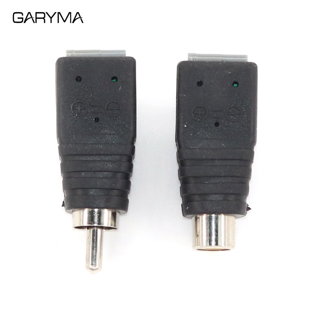 2Pcs A/V Kabel Zu Audio Lautsprecher M/F Stecker Adapter Jack RCA Stecker Push-klemme Typ lötfreie RCA Weibliche Jack Drücken Terminal – Detail 2