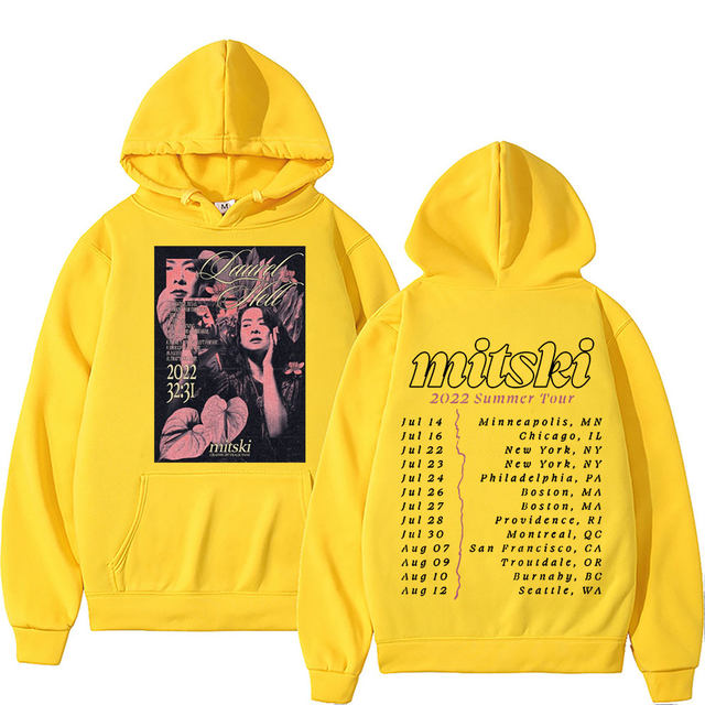 Jane deiune Mitski Be The Cowboy Hoodie Music Album Mitski Makeout Creek Hooded Sweatshirt A Pearl Vintage