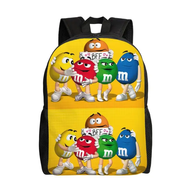 m&m's M&M Character Medium Plushgreen School Bag - School Bag