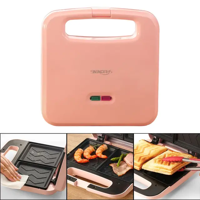 Mini Breakfast Sandwich Maker 220 V DIY Baking Portable Easy Clean