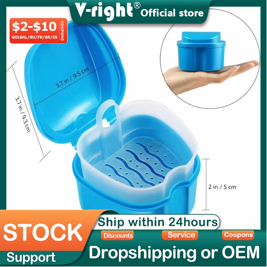 Best of Denture Bath Box Dental False Teeth Storage Box Case Hanging Net Container Cleaning Teeth Cases Artificial Tooth Boxes Materials Reviews & Tips