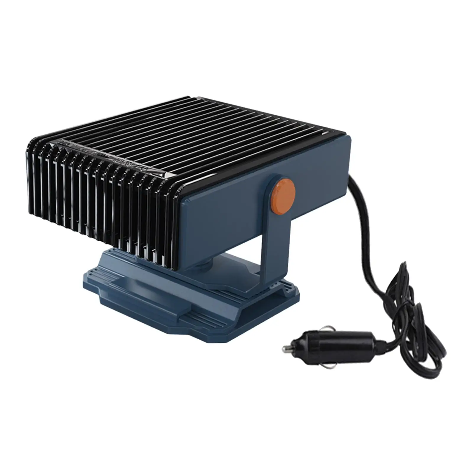 12V Car Heater Protable 360 Rotatable Auto Heating Fan Windshield Defroster Fog Removing for Car Vehicles Boat Truck SUV
