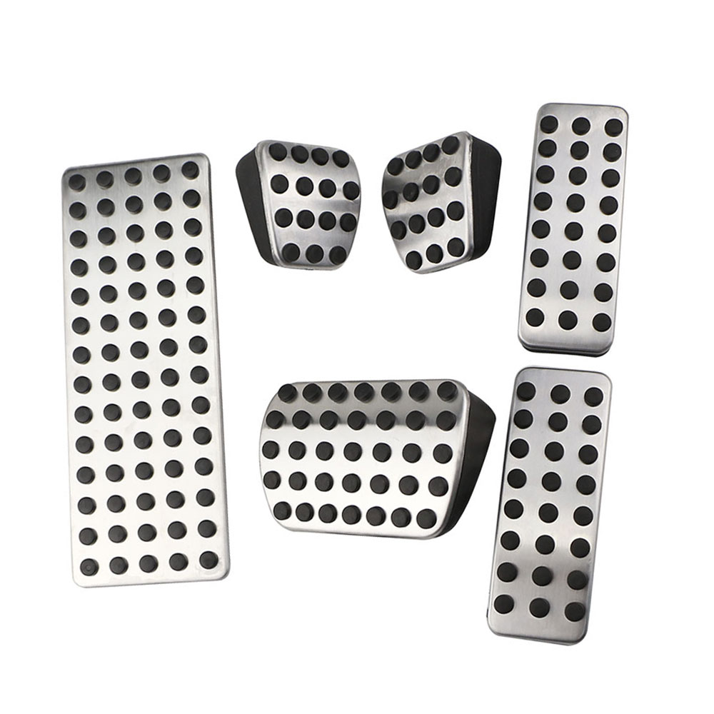 Edelstahl-Pedalauflagen für Mercedes-Benz A B CLA GLA GLE ML GL R W164 W166 X156 X164 X166 W251 – Detail 2