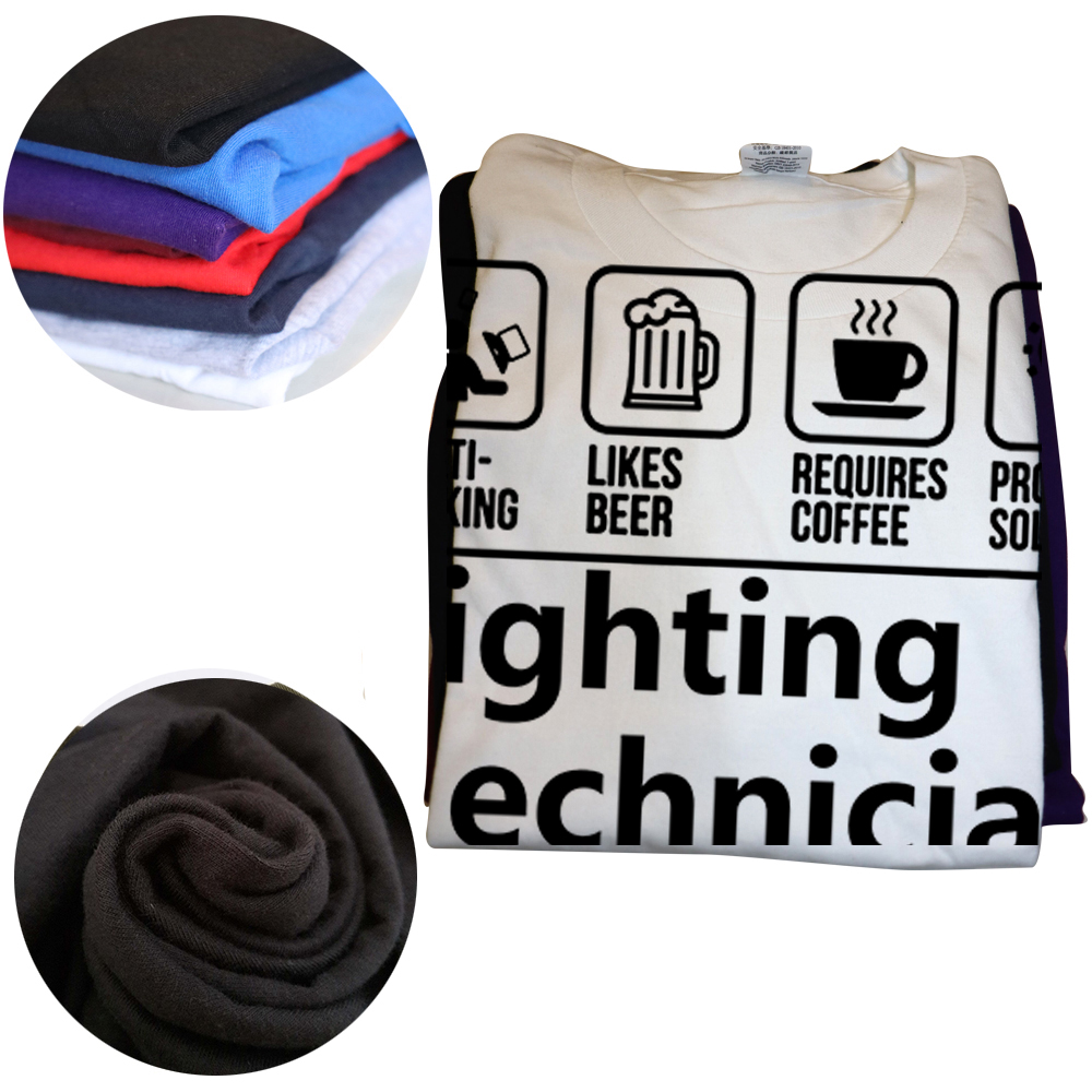 Lustige Beleuchtung Techniker Multitasking T Shirts Grafik Baumwolle Streetwear Kurzarm Geburtstag Geschenke Sommer Bier Kaffee T-shirt – Detail 4
