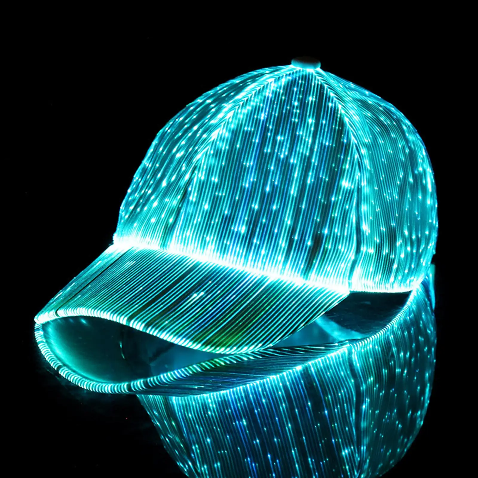 LED Hat Light Baseball Caps Luminous Party Hat Fiber Optic Caps for Men Party Supplies