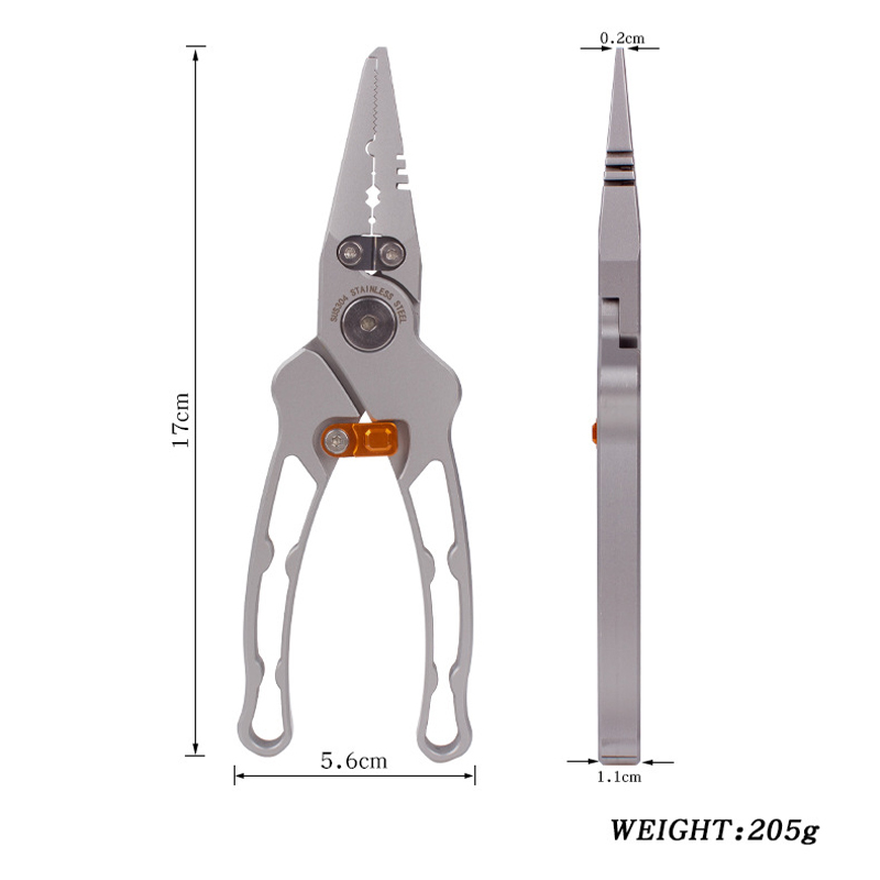 Gancho Remover, Peixe Tackle, Linha De Corte Tongs para Chumbo Pressão