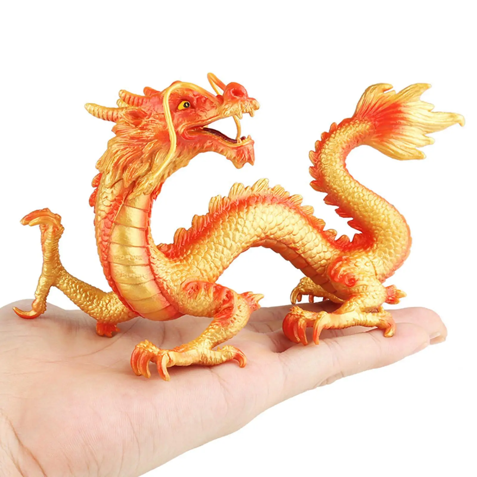 Chinese Dragon Figurine Collection Educational Home Decor Realistic Detailed Action Figures for Age 3+ Girls Boys Gift