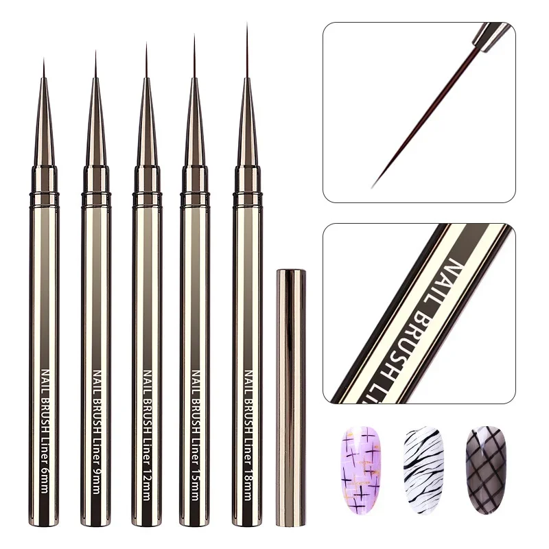 Best of Nail Art Brush Nail Art Liner Brushes Gel Nail Polish Painting Brush 3D Tips Manicure Ultra-thin Line Drawing Pen Manicure Tools Reviews & Tips