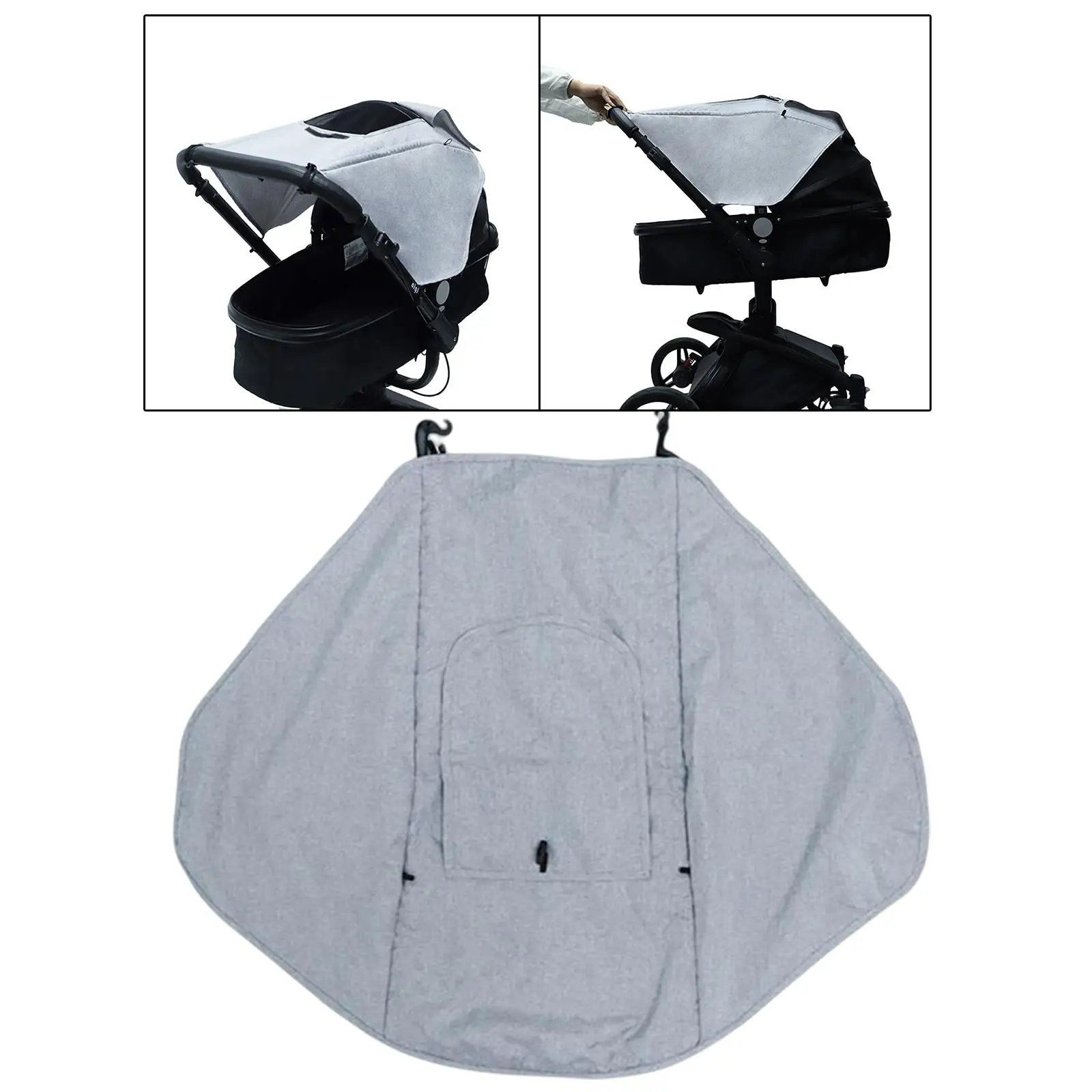 Windproof Stroller Sun Cover  Protector UV Protection Baby Stroller Sun Visor Stroller Sunshade for Stroller Baby
