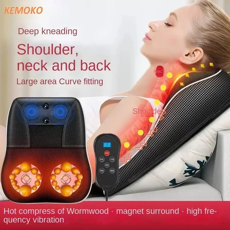 Best of Electric Shiatsu Head Neck Cervical Ttraction Body Massager Car Back Pillow With Heating Vibrating Massage Device Foot Massage Reviews & Tips