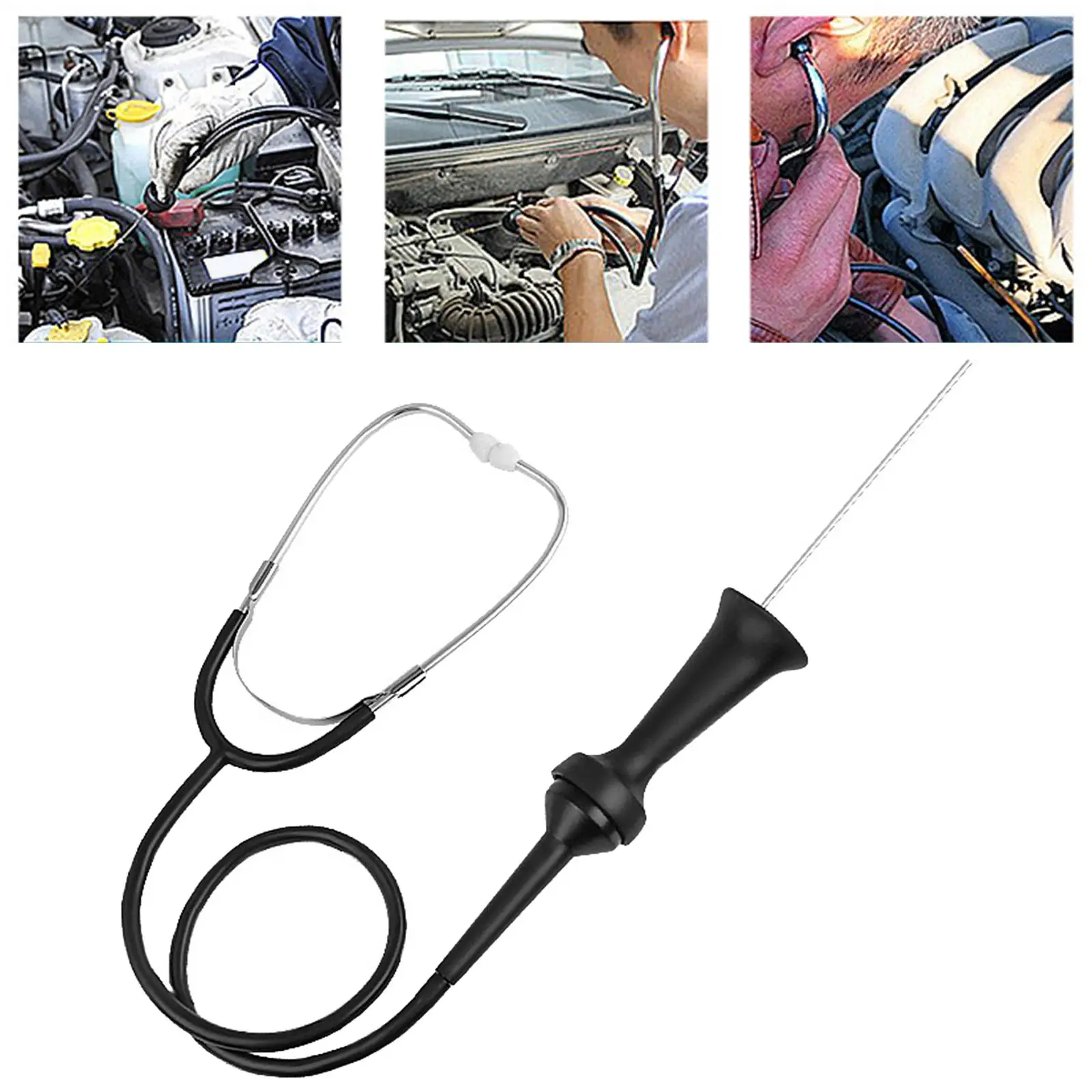  Diagnosic Tool Engine Parts Easy to Install Mechanics Stethoscope
