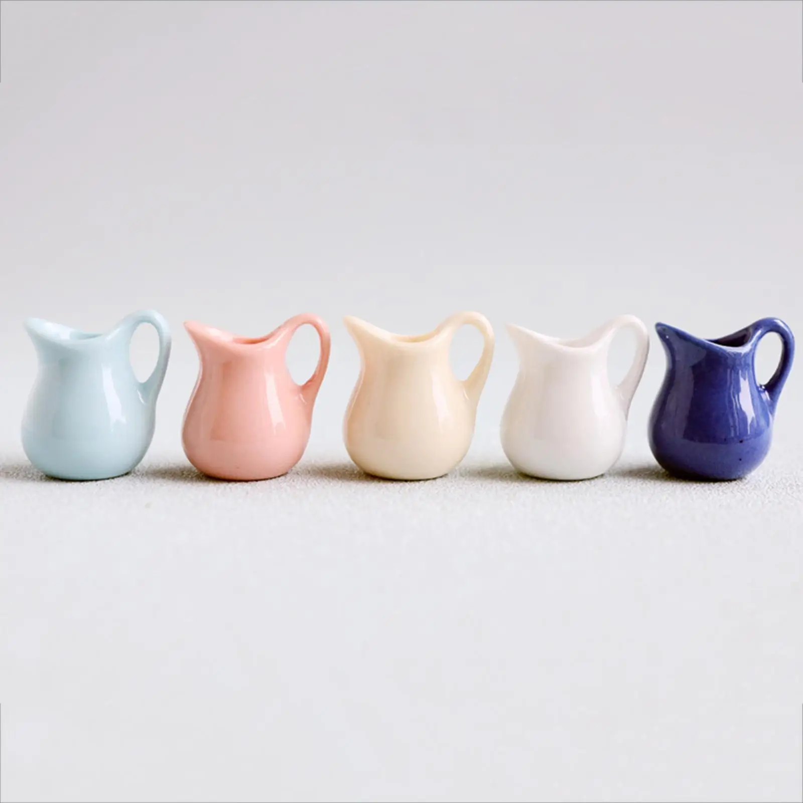 Miniature Ceramic Pot Mini Ceramic Pot Dollhouse Garden Accessories Decoration