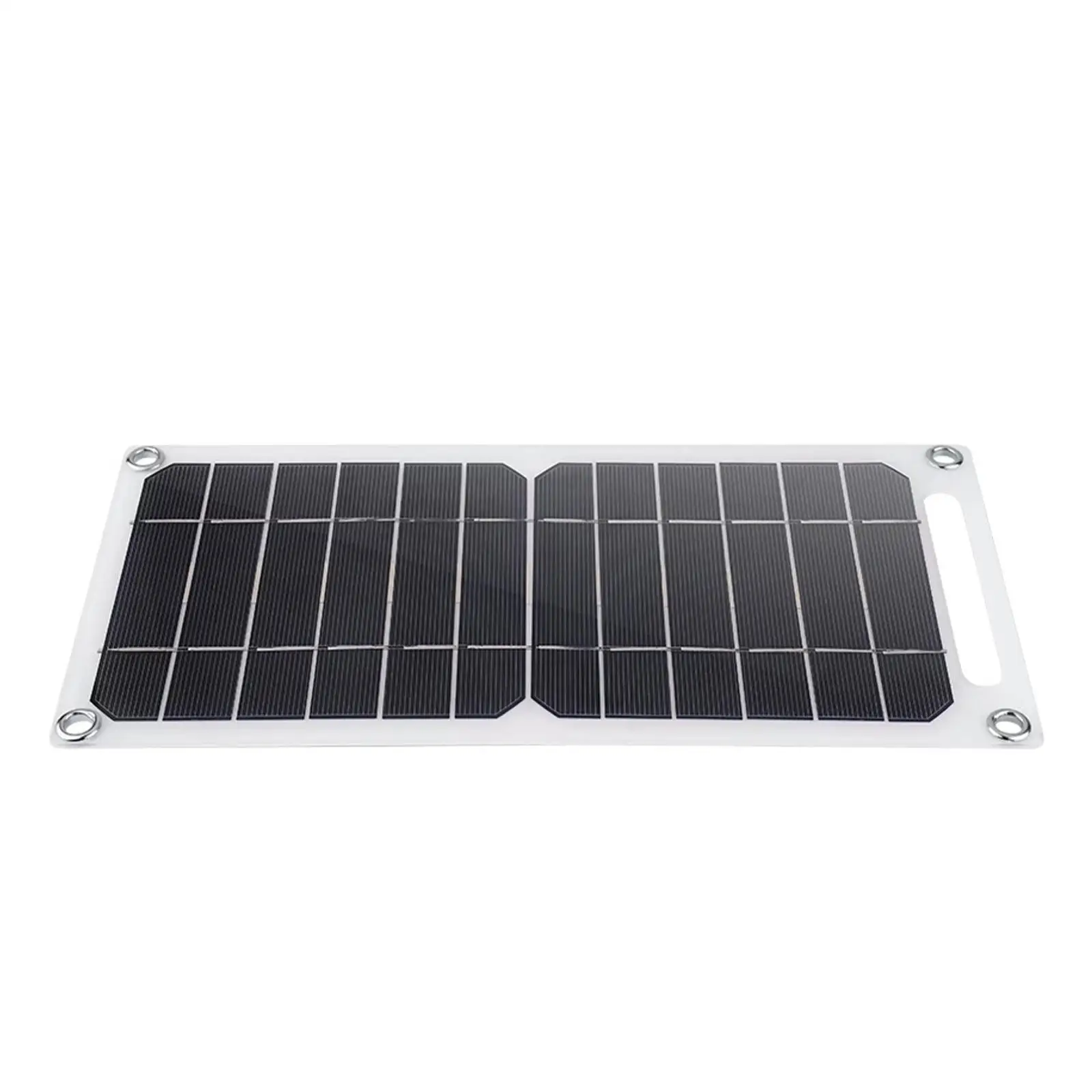 5V 6W Solar Panel Battery Charger USB Port Trickle Charge Monocrystalline for Cell Phone Backpacking Travel Camping Outdoor