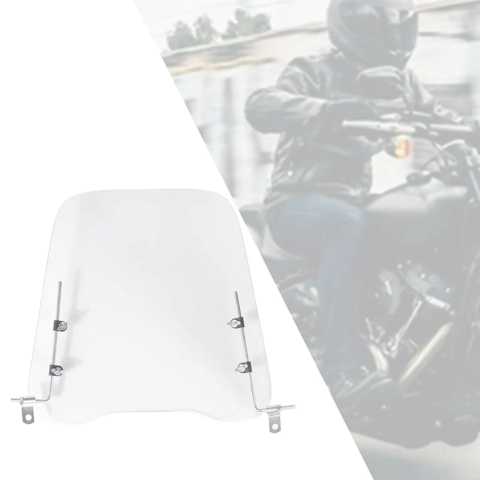 Motorcycle Windscreen Adjustable Extension Spoiler Wind Deflector Fit for Honda