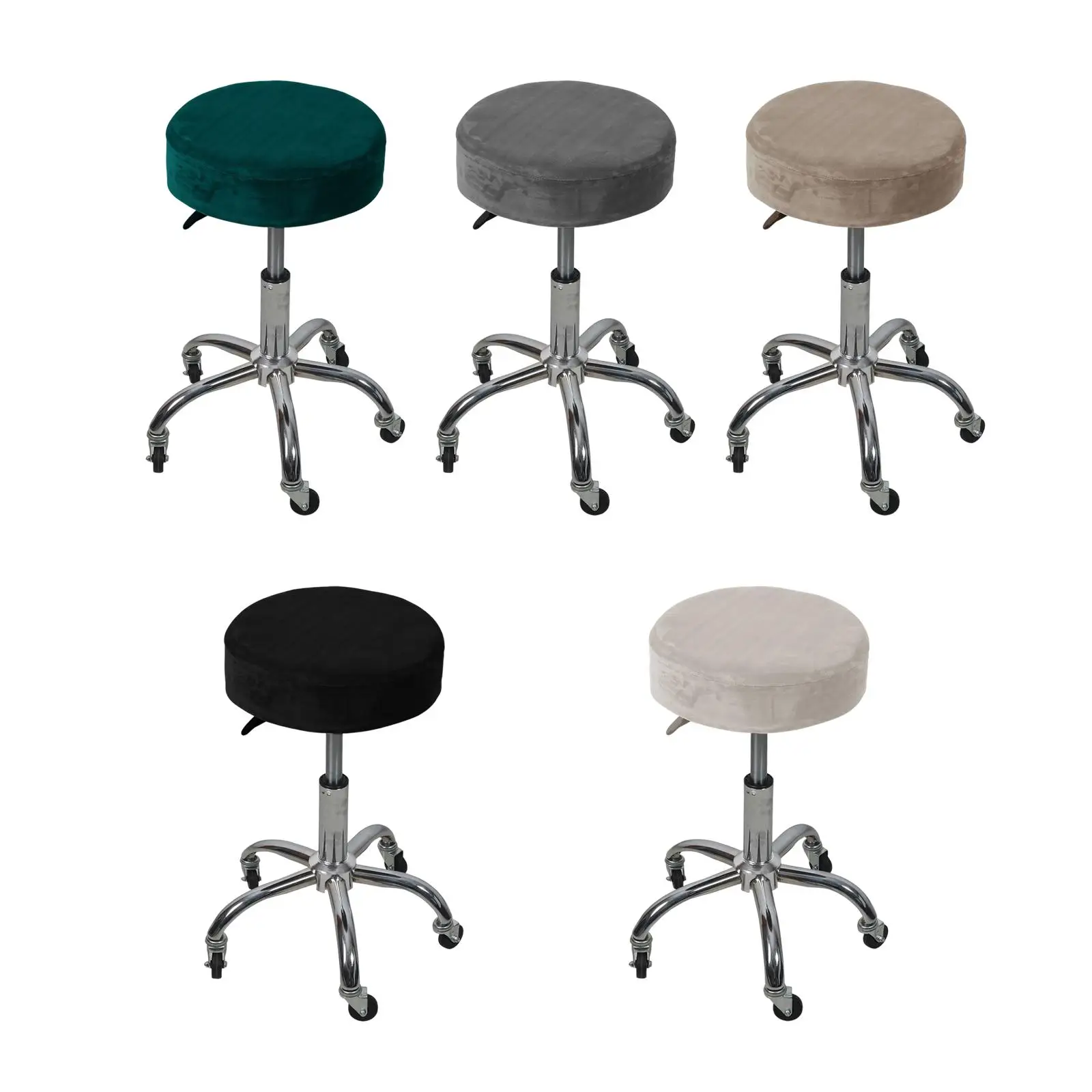 Universal Stool Cover Dustproof Stretchy Chair Cover for Office Home Coffee Shop