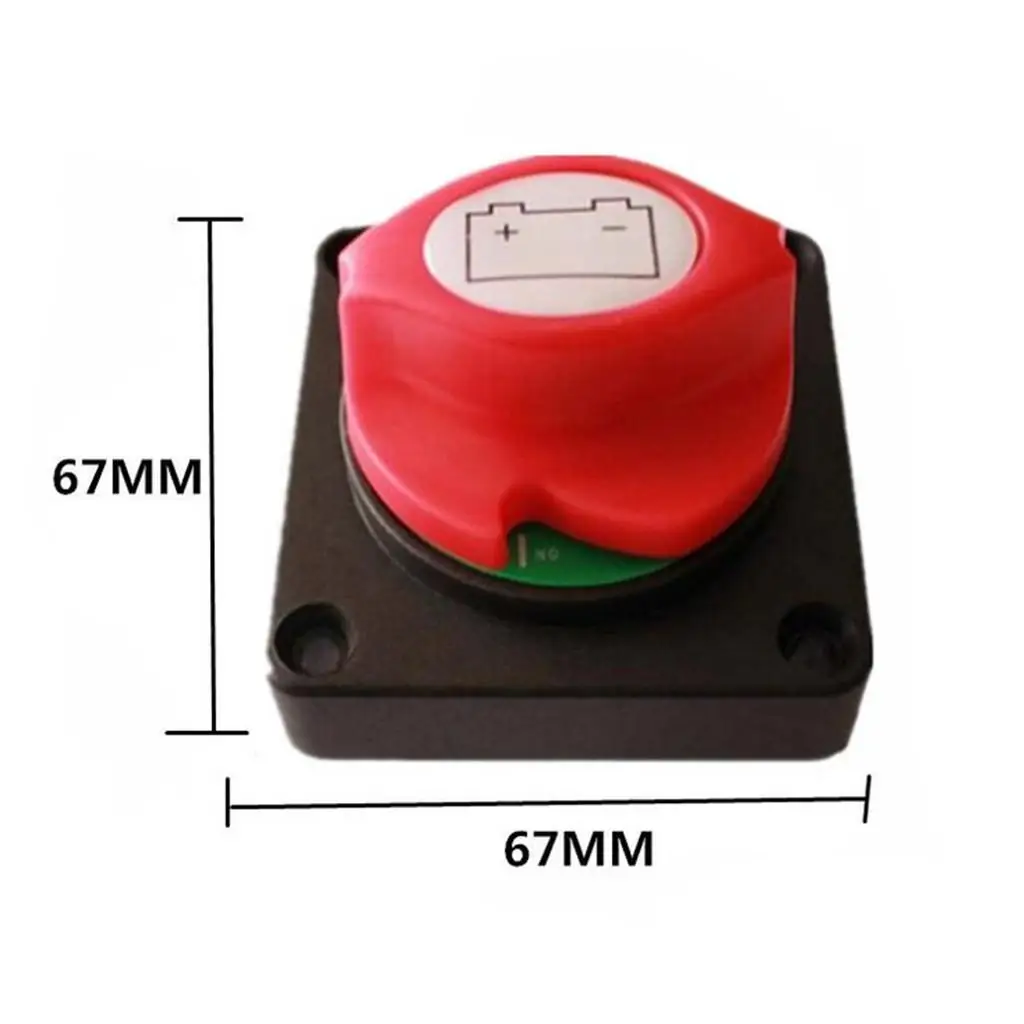 Battery Isolator Switch 12-48V Removable Knob Battery  Off Switch