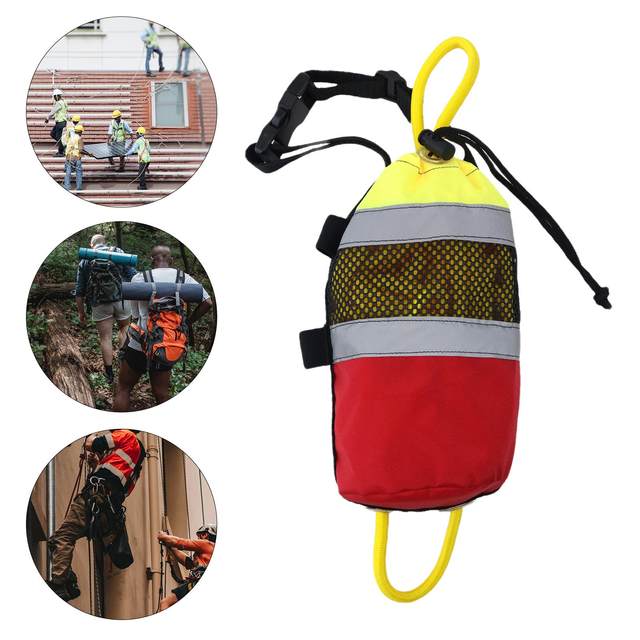 Accesorio Kayak Seguridad Bolsa Rescate Acuático 31 Metros - Reflectante, Flotante, Para Kayak Y Deportes Náuticos Equipo Seguridad Kayak