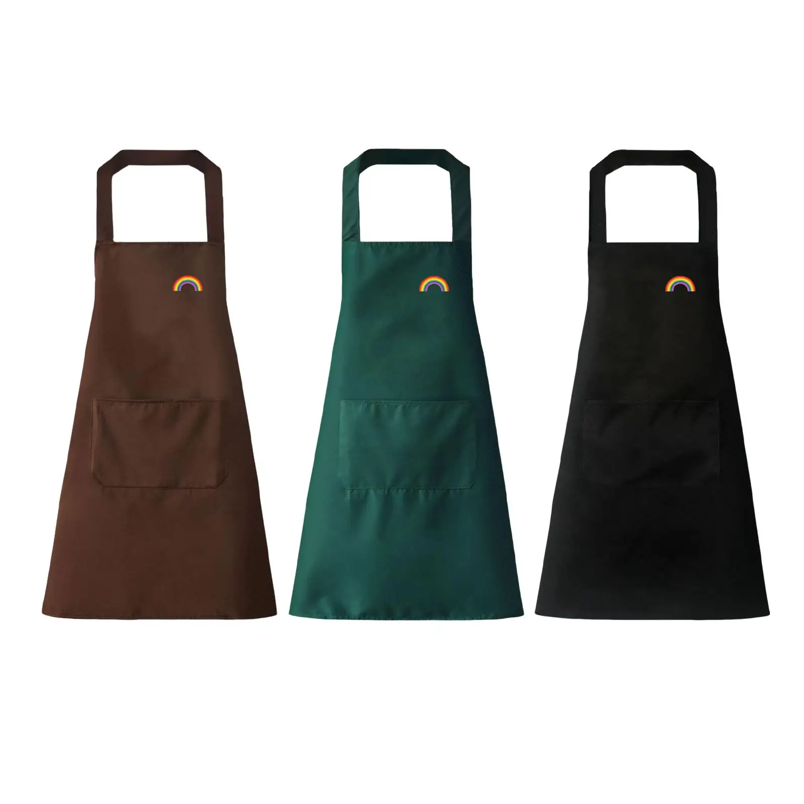 Kitchen apron with Pockets Adjustable Waterproof Bib Chef apron for Kitchen Garden Barbeque Chefs Restaurants